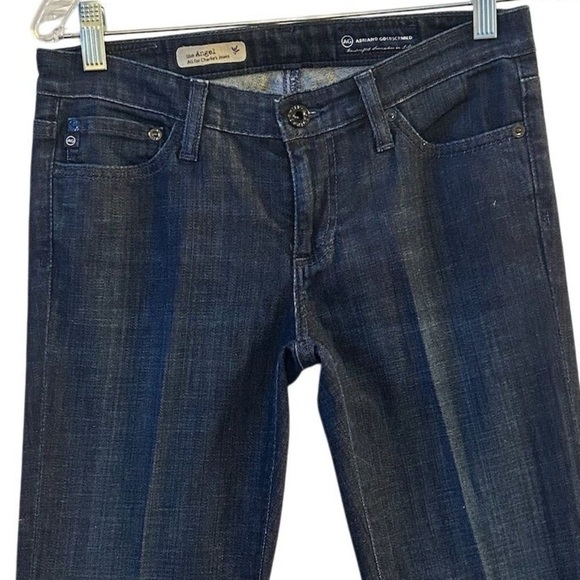 AG Adriano Goldschmied Angel Jeans Women's Size 27 Blue Straight Leg - Picture 2 of 11